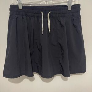 Vuori black  Elastic Waist Jrs  Skirt